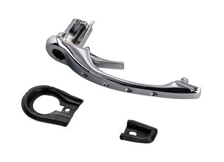 Maniglia per porta stile RSR in CROMATO (senza serratura e chiave). Porsche 911 1970-89 / 964 - 91153894105, 91153894205, 9115389410X, 9115389420X - CB.017.002, CB.017.003