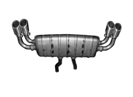 Sistema di scarico sportivo. Porsche 958 Caienna 3.6L - 95804420000