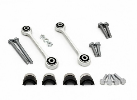 Kit di collegamento barra stabilizzatrice sospensioni anteriori. Porsche 955 / 957 / 958 Cayenne - 95534306900, 7L0411317, 95534379261