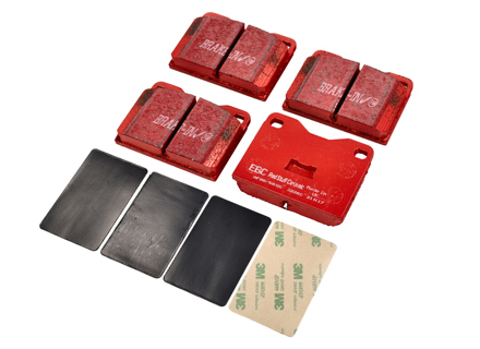 Pastiglie freno EBC RED 'Road' posteriori. Porsche 928 / 944 - 92835295102, 94435295102 - DP3220C Pastiglie freno EBC RED 'Road' posteriori. Porsche 928 / 944 - 92835295102, 94435295102 - DP3220C