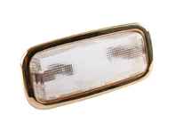 Lampada interna con cornice in ottone. Per modelli Porsche 911 / 964 / 993 / 356C Coupé. - 90163210128, 90163210129 - 1695700900