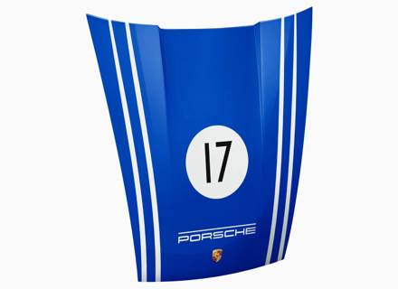 Arte mural con el capó del 911: carreras (fondo azul) Arte mural con el capó del 911: carreras (fondo azul)