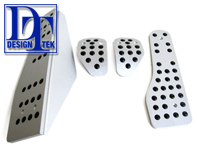 Pedals alloy and footrest kit, RHD. Porsche 911 / 964 / 993 DesignTek - 3607209113, 3607209114 Pedals alloy and footrest kit, RHD. Porsche 911 / 964 / 993 DesignTek - 3607209113, 3607209114