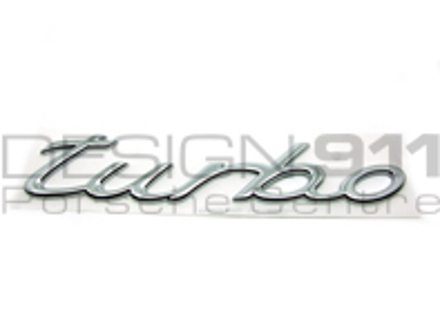 Distintivo cromato 'Turbo'. Porsche 997Turbo - 99755923703, 997.559.237.03 Distintivo cromato 'Turbo'. Porsche 997Turbo - 99755923703, 997.559.237.03