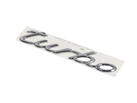 Insignia cromada 'Turbo'. Porsche 997 turbo - 99755923703, 997.559.237.03