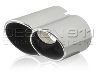 Exhaust Tail Pipes 4 Tube. Porsche 996 C4S - 99611198103, 99611198203 Exhaust Tail Pipes 4 Tube. Porsche 996 C4S - 99611198103, 99611198203