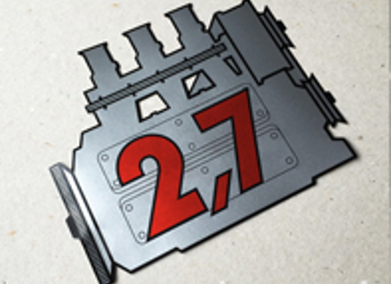 Achterruit 2.7L Motor Sticker voor Porsche 911 - 91170110200