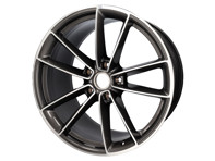 Rear 21' Carrera Classic Alloy wheel, in Titanium. Porsche 992.1 Carrera - 992601025HOC6, 992601025JOC6, 992601025BCOC6 Rear 21' Carrera Classic Alloy wheel, in Titanium. Porsche 992.1 Carrera - 992601025HOC6, 992601025JOC6, 992601025BCOC6