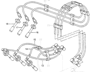 Ignition HT Lead Cable. Porsche 965 3.3L Turbo - 96560206008, 96560206009, 96560206010, 96560206011, 96560206012, 96560206013 Ignition HT Lead Cable. Porsche 965 3.3L Turbo - 96560206008, 96560206009, 96560206010, 96560206011, 96560206012, 96560206013
