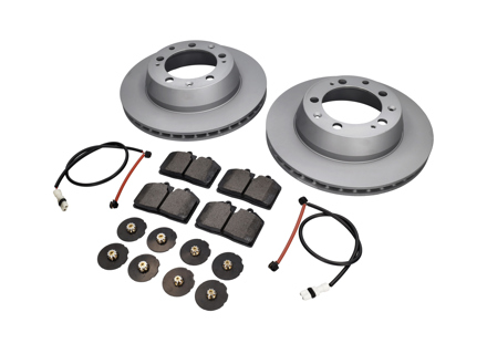 Paquete de pastillas de freno y discos de freno traseros Porsche 928 S4 / GT / GTS 1989-95 Zimmermann - 95135204101, 95135204103, 96435193902, 96435193903, 96435193905, 96435209600, 99635208600, 96435209601, 99635208601, 92861236301, 92861236302