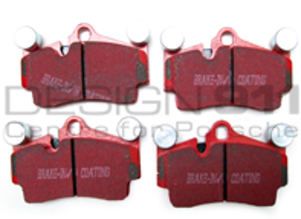Plaquettes de frein EBC RED 'Road'. PORSCHE Cayenne 955 3.2L 2004>> (arrière) - DP31474C