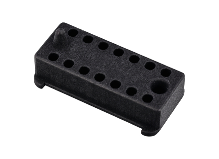 Deep profile 14-pin plug connector housing for engine loom. Porsche 911 / 914 / 924S / 928 / 944 S2 / 964 / 968 - 91161211502, 91161211305