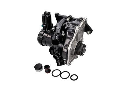 Pompa dell'acqua con termostato. Porsche 95B Macan 2.0L 2014-2021 - 95812101200, 95812111100, 95812111110, 95812111111, PAC121111A, PAC121111C, PAC121111B, PAB121111B, PAC121111 - LJ061