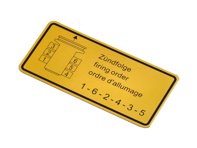 Sticker Firing order. Porsche 911 1969-78 / 930 1975-77 / 914 - 90100650200 - 1601500806 Sticker Firing order. Porsche 911 1969-78 / 930 1975-77 / 914 - 90100650200 - 1601500806