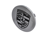 Wheel Cap silver with black crest for Porsche - 9933613030061M Wheel Cap silver with black crest for Porsche - 9933613030061M