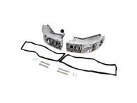 Achterknipperlichten METALEN behuizing, chromen reflectoren, SET VAN 2. Porsche 911 1968-1983 - 90163194100, 90163194200