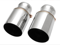 Exhaust Single-Wall Tips Polished Stainless Steel. Porsche 981 Cayman GT4 / 981 Boxster Spyder - 98111136160, 98111136161 Exhaust Single-Wall Tips Polished Stainless Steel. Porsche 981 Cayman GT4 / 981 Boxster Spyder - 98111136160, 98111136161
