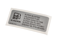 Sticker Superloodvrije Brandstof. Porsche 964 Carrera 2 / Carrera 4 - 92800611721