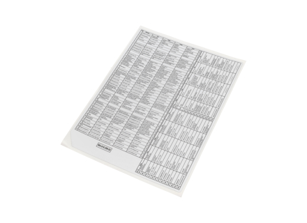 Sticker For Relay And Fuse Lay Out. Porsche 964 Carrera 2 / 4 1990 - 96461020903, 96461020901 Sticker For Relay And Fuse Lay Out. Porsche 964 Carrera 2 / 4 1990 - 96461020903, 96461020901