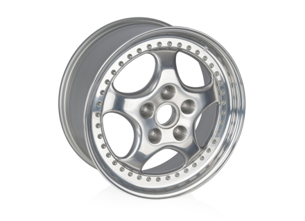 18-Zoll-Leichtmetallrad vorn, poliert. Porsche 964 Turbo 3.6L - 96536213601, 96536214001 18-Zoll-Leichtmetallrad vorn, poliert. Porsche 964 Turbo 3.6L - 96536213601, 96536214001