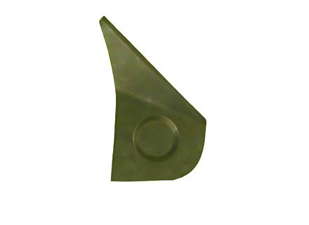 Vorne am hinteren Radkasten. Porsche 356B - 356C - 64450114100, 64450114200 - PP107AL, P107AL, P107AR, PP107AR