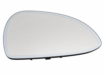 Rétroviseur extérieur droit (convexe), à atténuation automatique, pour véhicules avec conduite à gauche. Porsche 991.1 / 991.2 / 981 Boxster / 981C Cayman - 99173103806 - ZJ-7150-R