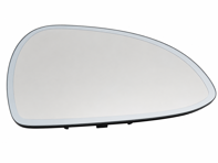 Door mirror glass (Convex), Dimmable, RIGHT for LHD. Porsche 991.1 / 991.2 / 981 Boxster / 981C Cayman - 99173103806 - ZJ-7150-R