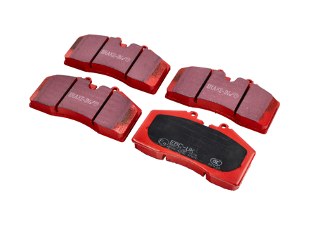 Pastiglie Freno EBC ROSSE 'Strada'. Porsche 964 / 965 / 993 / 928 / 968 / 944 (codice OE 99335193901) - 99335193901, 99335193905 - DP3767C Pastiglie Freno EBC ROSSE 'Strada'. Porsche 964 / 965 / 993 / 928 / 968 / 944 (codice OE 99335193901) - 99335193901, 99335193905 - DP3767C