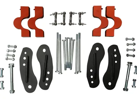 Höherlegungssatz Distanzstück für Luftfederung 2 Zoll. Porsche 958 Cayenne - 95834301820, 95834301800, 95835808710