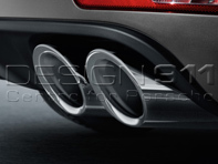 Exhaust Sports Tail Pipes SILVER. Porsche Macan Turbo - 95B04420009 Exhaust Sports Tail Pipes SILVER. Porsche Macan Turbo - 95B04420009