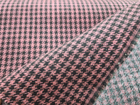 Tissu classique Pepita Porsche Houndstooth, Noir / Blanc Tissu classique Pepita Porsche Houndstooth, Noir / Blanc