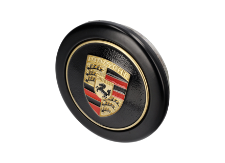 Enjoliveur 'Fuchs' Noir avec écusson doré Pour Voiture Porsche Enjoliveur 'Fuchs' Noir avec écusson doré Pour Voiture Porsche