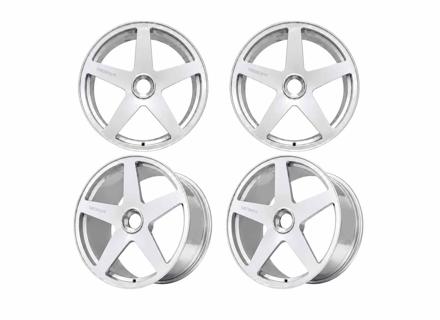 DD1 Zentralverschluss-Leichtmetallfelgen-Satz, glänzend silber. Porsche 992.2 GTS - 9M992GT, 9MMAG992TGTSC - 992.26.01.R.GS, 992.25.14.F.GS