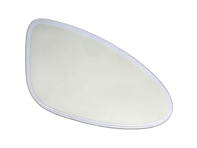 Buitenspiegelglas (bol), dimbaar, rechts voor linksgestuurde auto's. Porsche 982 Boxster / 982 Cayman - 982857522C - ZJ-7133-R