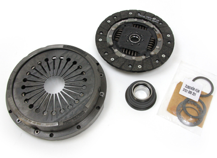 Koppelingsset. Porsche 944 2.5L koppelingsplaat, drukplaat en druklager - 3000950057, 94411691100 Koppelingsset. Porsche 944 2.5L koppelingsplaat, drukplaat en druklager - 3000950057, 94411691100