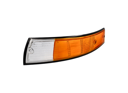 Lentille de clignotant Avant, avec jante NOIRE. Porsche 911 1967-74 - 91163194300, 91163194400 - P14964S, P14964D, 1695450770, 1695450780 Lentille de clignotant Avant, avec jante NOIRE. Porsche 911 1967-74 - 91163194300, 91163194400 - P14964S, P14964D, 1695450770, 1695450780
