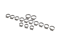 Kit fascette tubi olio. Porsche 930Turbo 1978-89 - 99918128450, 93011017101, 99923900740, 99923901140, 93011033503, 93011033500, 99923900940, PCG239094A - DO88, DO88