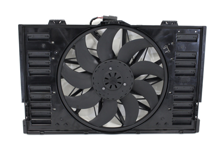 Conduit d'air du radiateur à eau avec ventilateur. Porsche 970 Panamera - 97010606106, 97010606105, 97010606104, 97010606103 - CFF545000P Conduit d'air du radiateur à eau avec ventilateur. Porsche 970 Panamera - 97010606106, 97010606105, 97010606104, 97010606103 - CFF545000P