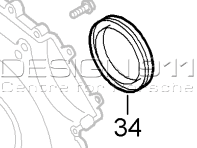 Rear main oil seal. Porsche 957/958 Cayenne / 970 Panamera - 95510105300 Rear main oil seal. Porsche 957/958 Cayenne / 970 Panamera - 95510105300