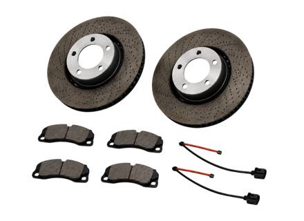 Front Brake Disc and Pad Package. Porsche 718 Boxster Spyder / 718 Cayman GT4 - 98135140581, 98135140681