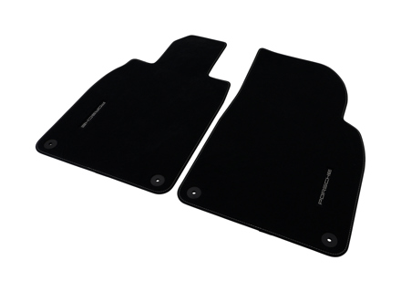 Schwarze Fußmatten – 2er-Set mit Kontrastnähten. Für Linkslenker (LHD). - 98155161304, 98155161304SMD, 98155161308SMD, 98155161310SMD, 98155161304SME, 98155161308SME, 98155161310SME, 98155161308, 98155161308TCE, 98155161310TCE, 98155161308TCF, 98155161310TCF, 98155161308TCG, 98155161310TCG, 98155161310, 98155161310QUS, 98155161310RCU