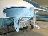 Rear bumper support bracket in aluminium. Porsche 964 - 91150504010, 91150504020 Rear bumper support bracket in aluminium. Porsche 964 - 91150504010, 91150504020