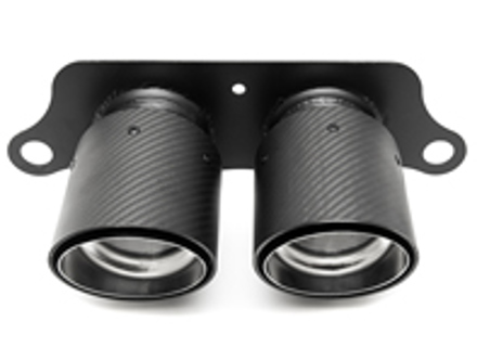 Exhaust Deluxe Dual Style Tips CARBON FIBER. Porsche 991 GT3 - 99111125390, 99111125393 Exhaust Deluxe Dual Style Tips CARBON FIBER. Porsche 991 GT3 - 99111125390, 99111125393