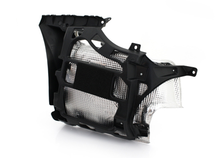 带隔热板的后保险杠侧支撑。保时捷 997.2 C2 - 99750583202