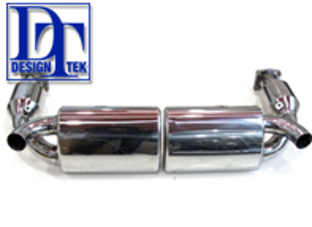Pot d'échappement / silencieux système sport DesignTek pour Porsche 997 Turbo - 99711102680, 99711300980, 997113009BX, 99711301080, 997113010BX