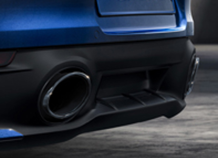 Exhaust tail pipes, in Black. Porsche 992 (911) Carrera / Targa - 992044206 Exhaust tail pipes, in Black. Porsche 992 (911) Carrera / Targa - 992044206