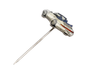 白色“保时捷 911 Cabrio”别针