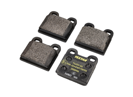 Pastillas de freno, Trasero. Porsche 356C / 911 1965-68 - 91135293901, 2000906, 91135293902