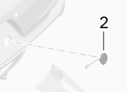 Abschleppösenkappe der hinteren Stoßstange. Porsche 991.2 Turbo 2017>> - 99150580303G2X Abschleppösenkappe der hinteren Stoßstange. Porsche 991.2 Turbo 2017>> - 99150580303G2X