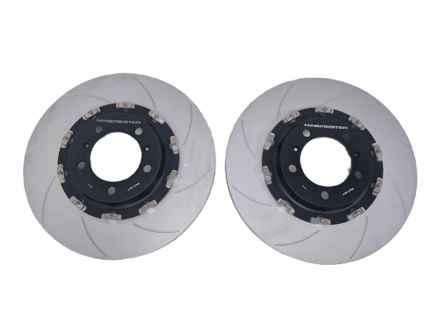 Set di dischi freno flottanti baffati ANTERIORI. Porsche 991 GT3 / 981 GT4 / 718 GT4 / 718 Spyder - 98135140581, 98135140681, 98135140580, 98135140680, 99135140581, 99135140681 - 9M9GT615301N